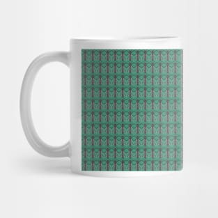 Arts and Crafts Geometric Bee Pattern #2 Mug